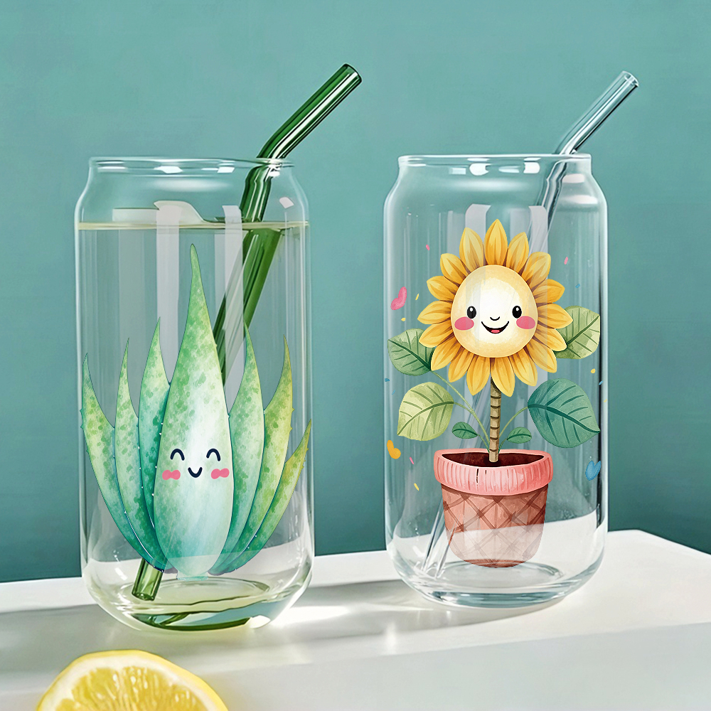 8pcs Aloe Vera Sunflower UV DT – Aloe Vera Pot Bewertung und Preis