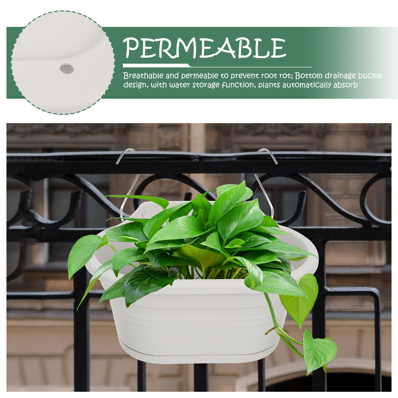 1Set Wall Hanging Flower Pot S – Spider Plant Hanging Bewertung und Preis