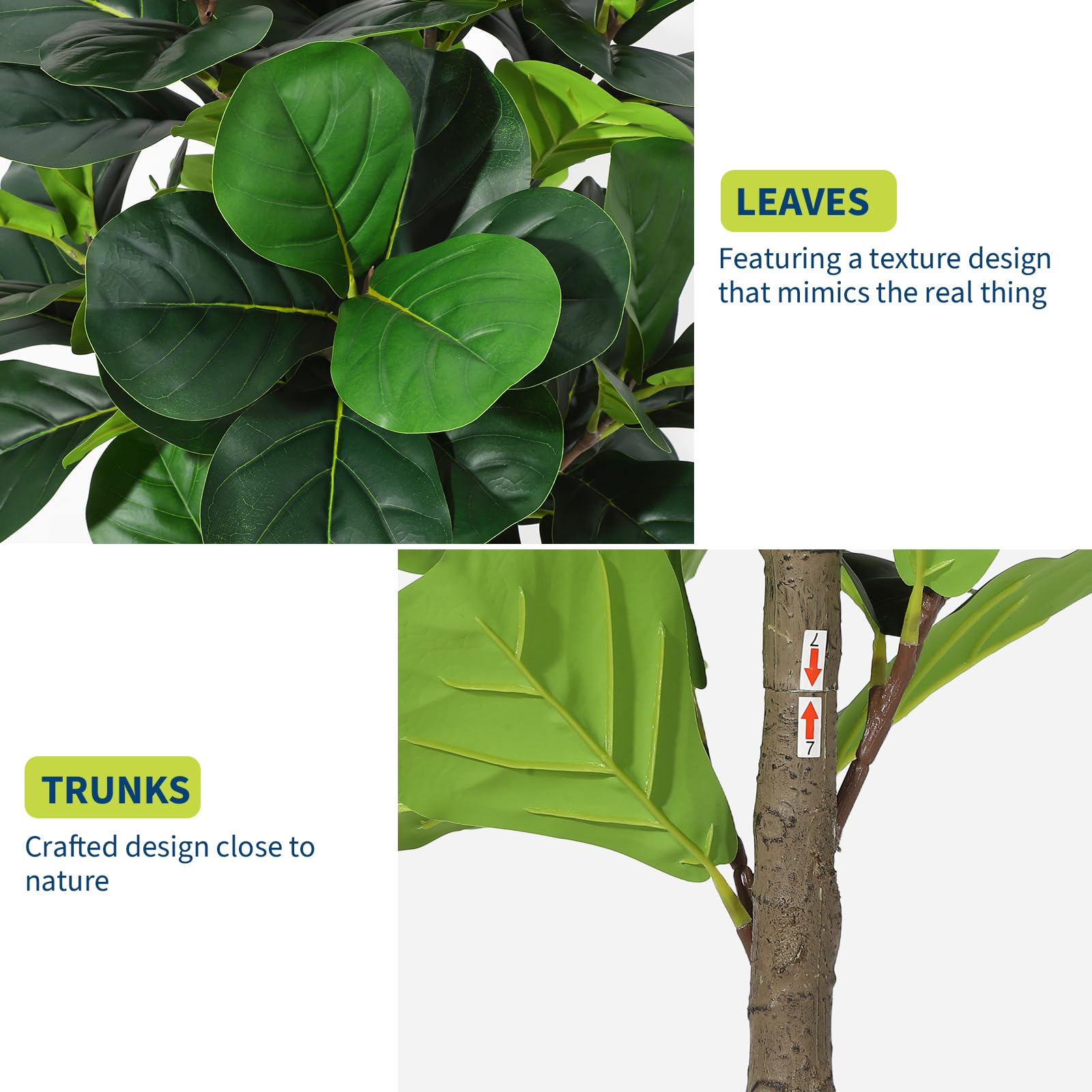 Artificial Fiddle Leaf Fig Tre – Ficus Lyrata Tree Bewertung und Preis
