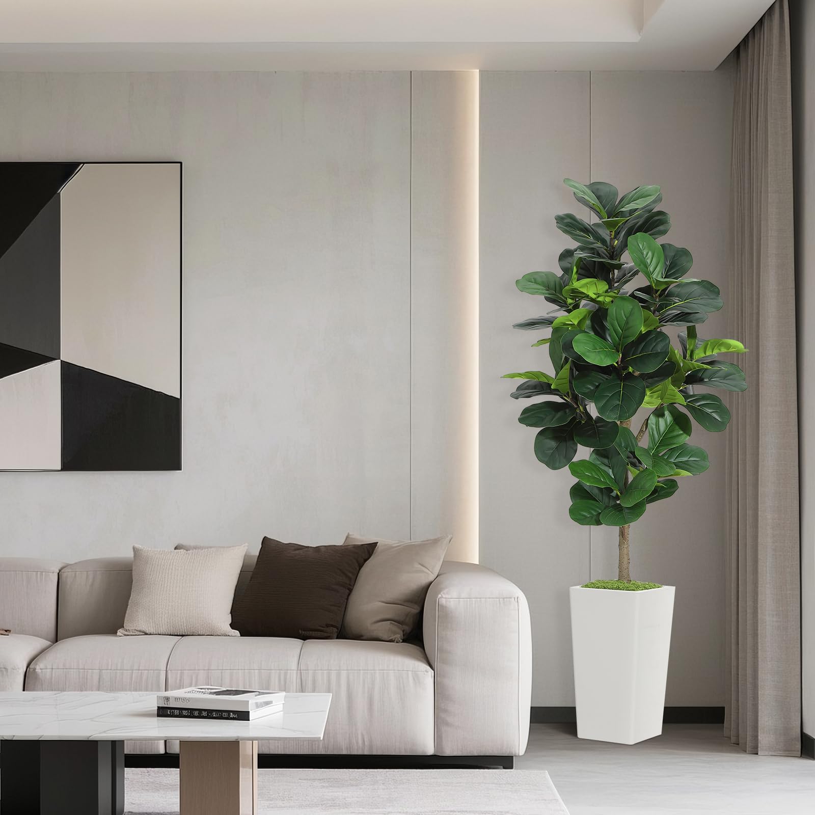 Artificial Fiddle Leaf Fig Tre – Ficus Lyrata Tree Bewertung und Preis