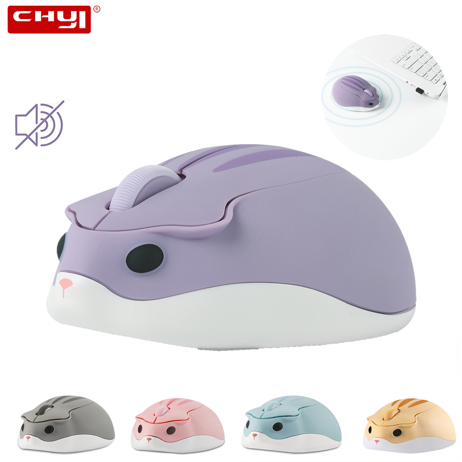2.4G Wireless Mouse Purple Ham – Tradescantia Purple Bewertung und Preis