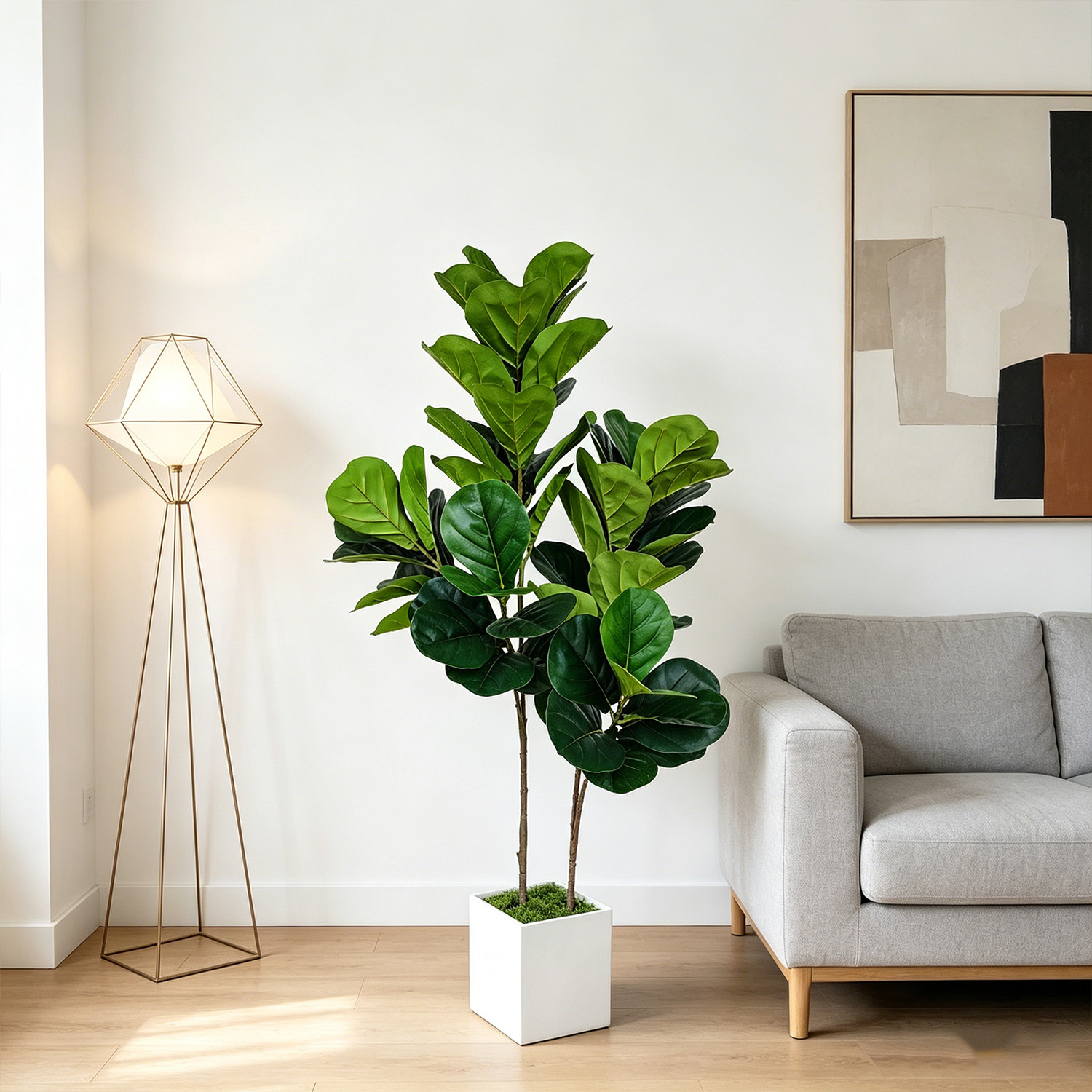 130cm/4.3ft Artificial Ficus L – Ficus Lyrata Tree Bewertung und Preis