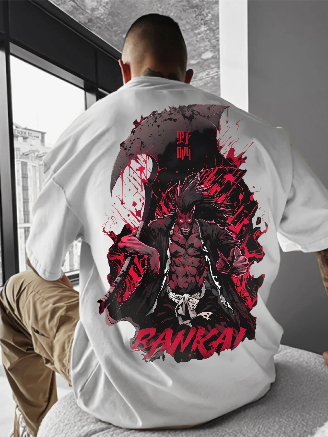 2026 BLEACH Kenpachi T-shirt A – Aglaonema Red Bewertung und Preis