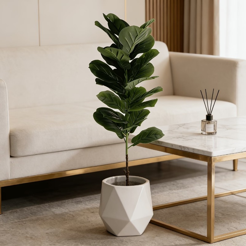 1Pc 100cm Artificial Ficus Lyr – Ficus Lyrata Tree Bewertung und Preis