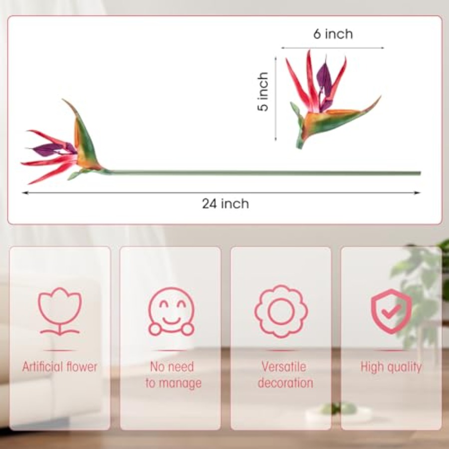 Pcs Bird of Paradise Artificia – Bird Paradise Strelitzia Bewertung und Preis