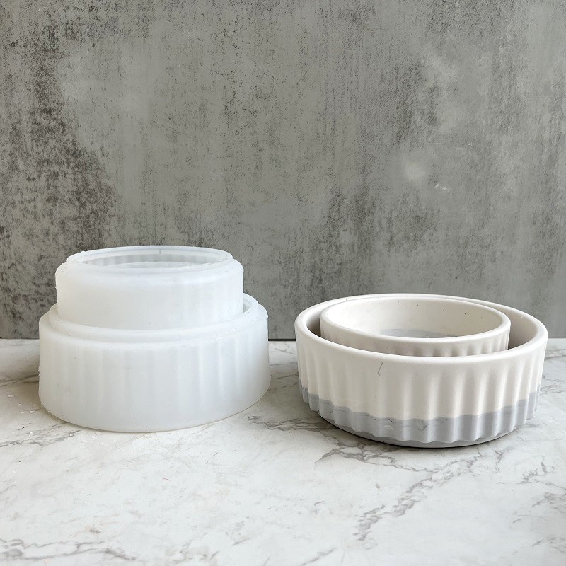 Stripe Flowerpot Silicone Mold – Echeveria Succulent Bewertung und Preis