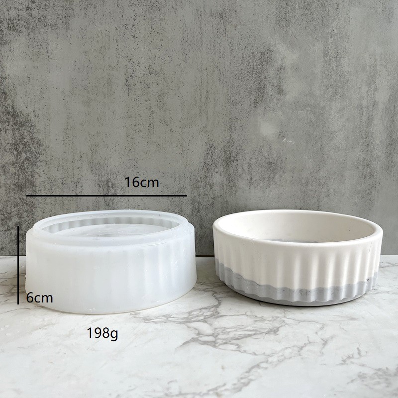 Stripe Flowerpot Silicone Mold – Echeveria Succulent Bewertung und Preis