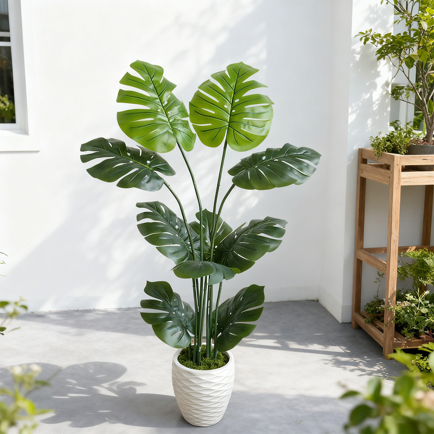140Cm/4.6Ft Artificial Monster – Dracaena Marginata Bewertung und Preis